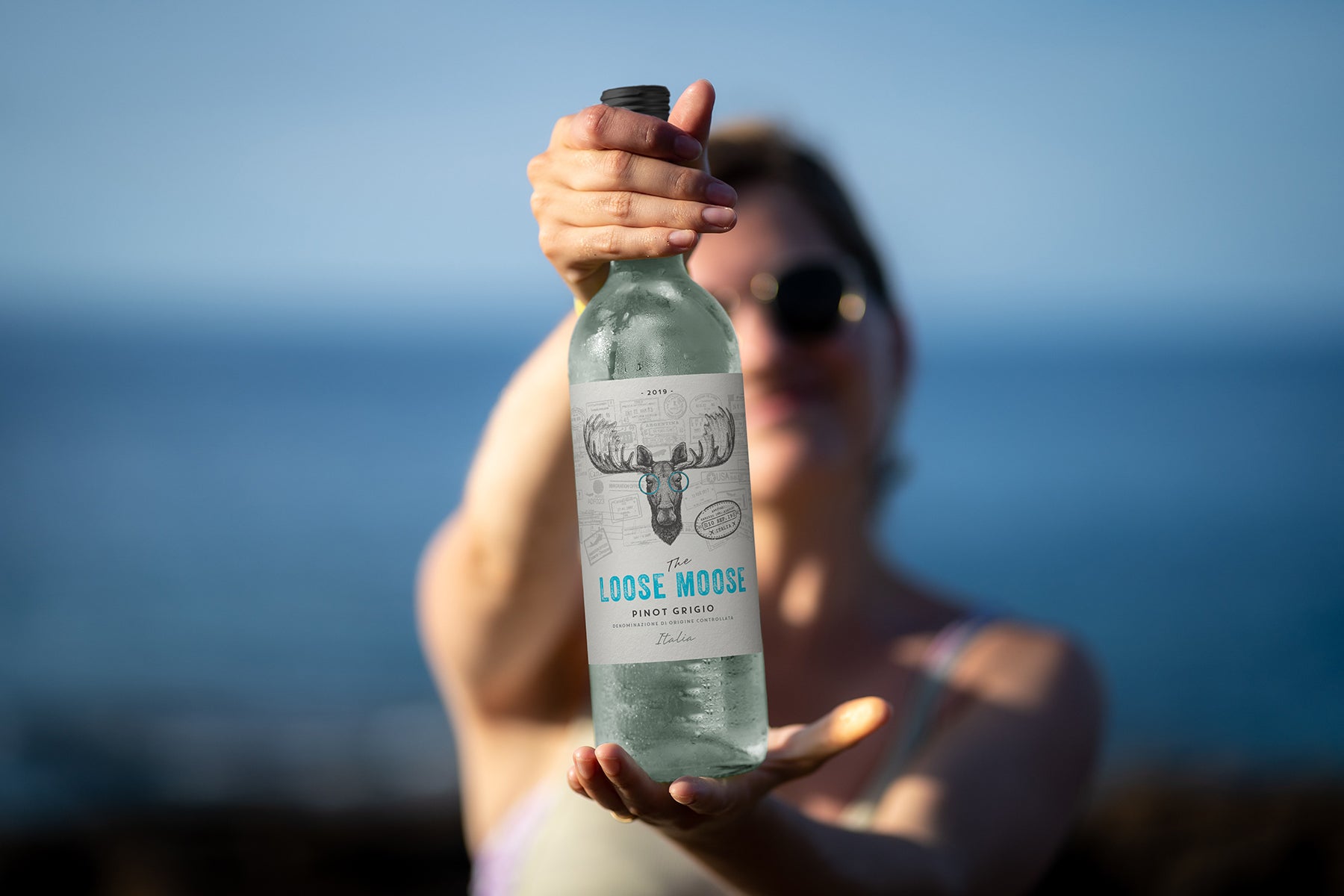 Italian Pinot Grigio lifestyle visual